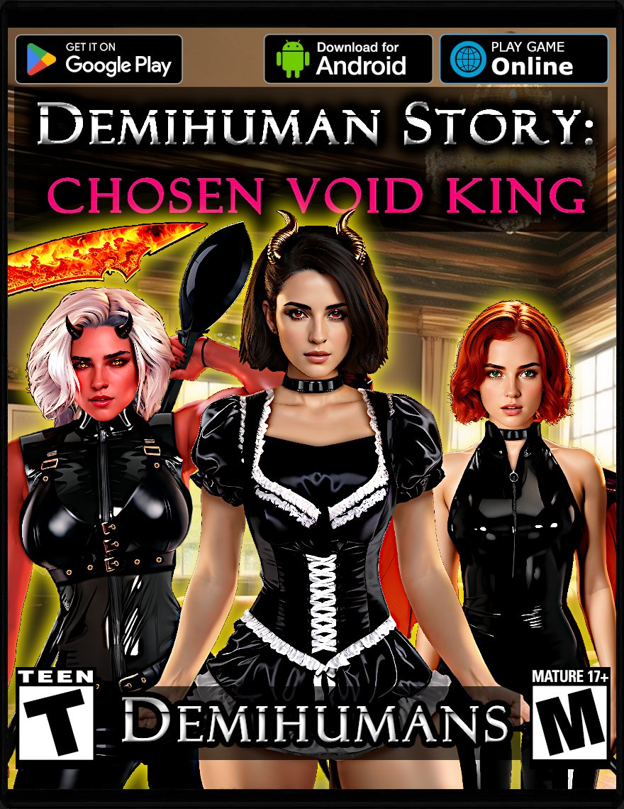 Game DemihumanStory: ChosenVoidKing Cover Case v8-2 Teen Mature Rated